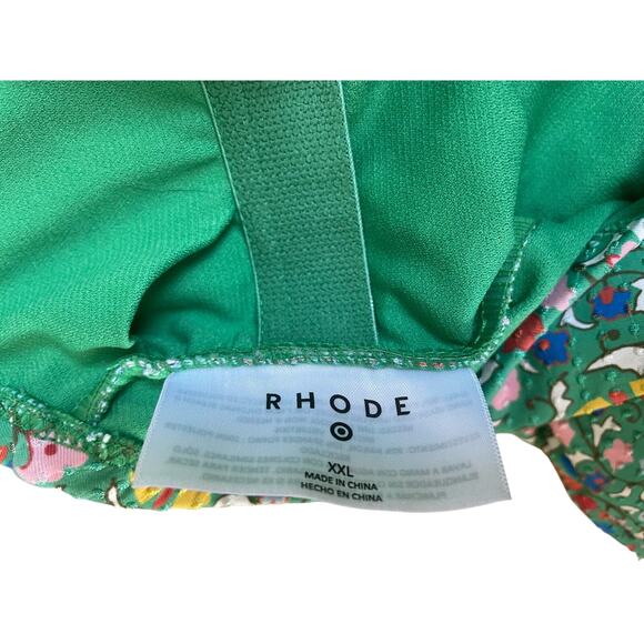 Rhode x Target Halter One-piece Green Floral Swimsuit Size XXL - Picture 5 of 5